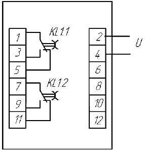 Схема присоединения реле РСВ-01-5