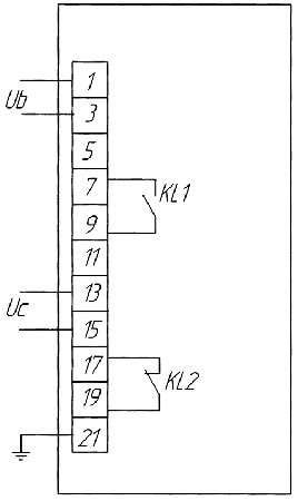 Схема присоединения реле РГР 11