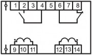 Схема подключения реле РСТ-40-4